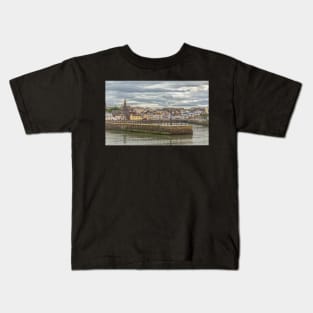 Maryport Harbour In Cumbria Kids T-Shirt